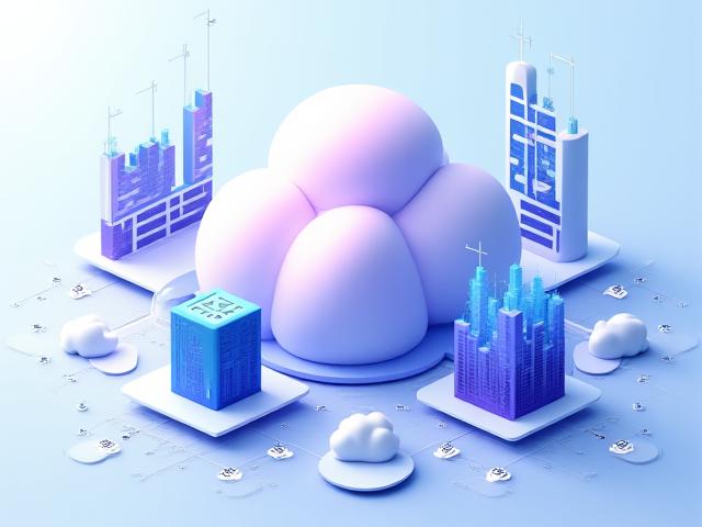 SaaS डिप्लॉयमेंट और प्रबंधन को दर्शाती हुई छवि: एक क्लाउड आइकन जिसके चारों ओर सर्वर और डेटा विश्लेषण ग्राफ हैं, जो स्केलेबल SaaS समाधानों का प्रतिनिधित्व करते हैं।